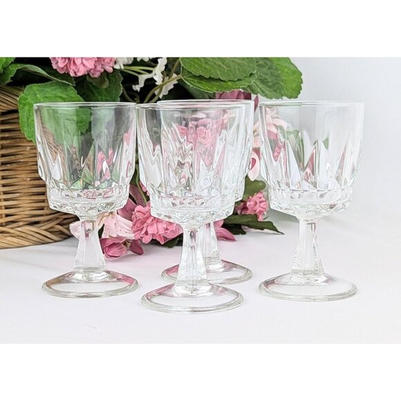 Set of 4 Arcoroc France Artic Sherry Glasses Durable Barware Catering Stemware - Picture 3 of 7
